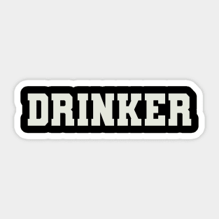 Drinker Word Sticker